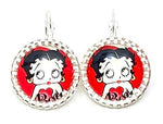 Trendy Fashion Classic Character Betty Boop Earrings For Women /