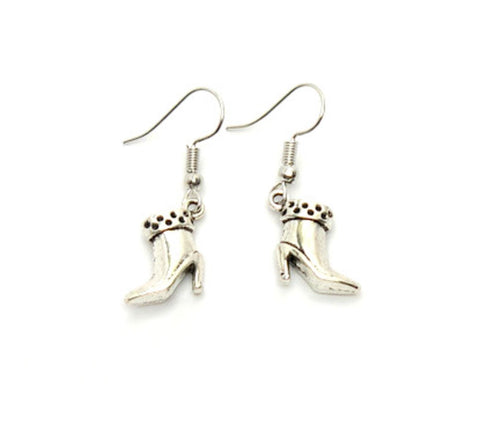 Fashion Trendy Flip Flop Dangle Earrings For Women / AZAEFF005-ASL