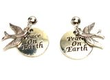 Fashion Trendy"Peace on Earth" Dangle Earrings For Women / AZAEVE102-ASL