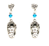 Fashion Trendy Flip Flop Dangle Earrings For Women / AZAEFF001-ASL