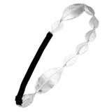 Trendy Fashion Metal Laurel Headband/Hair Accessory for Women / AZFJHB029-SIL