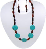 Fashion Trendy Semi Precious Jewelry Set For Women / AZFJGM004-1TT