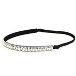Fashion Trendy 3-Row Crystal Stretch Headband/Hair Accessory For Women/AZFJHB666-SCL