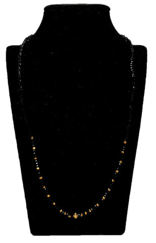 Arras Creations Designer Imitation Traditional Crystal Mangalsutra Necklace for Women / AZMNVM011-GLD