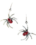 Fashion Halloween Spider Dangle Fish Hook Earrings For Women / AZERHE966-HBR