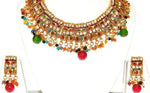 Arras Creations Designer Imitation Polki Necklace Set for Women / AZINPN003-MUL