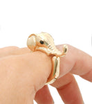 Elephant Hinge Ring / AZRIFR151-GLD