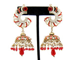 Imitation Designer Victorian Zhumka Bollywood Earring / AZERVE4007-GRD