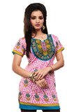 Indian Tunic Top Womens / Kurti Printed Blouse tops