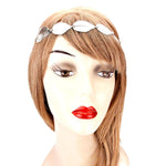 Trendy Fashion Metal Laurel Headband/Hair Accessory for Women / AZFJHB029-SIL