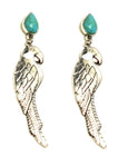 Trendy Fashion Vintage Parrot Dangle Earrings for Women / AZAEAL406-ATU