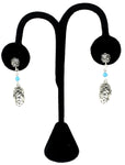 Fashion Trendy Flip Flop Dangle Earrings For Women / AZAEFF001-ASL