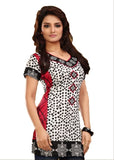 Indian Tunic Top Womens/Kurti Printed Blouse Tops - AZDKJD-EX03HC