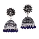 Bollywood Party Wear Oxidized Jhumka Earrings for Women / AZINOXE47