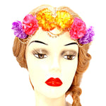 Arras Creations Flower Strand Draped Chain Headband/AZFJHB889-GMU