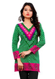 Arras Creations Indian Tunic Top Womens/Kurti Printed Blouse Tops - AZDKJD-76E
