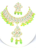 Fashion Trendy Bollywood Style Indian Imitation Necklace Set For Women. / AZBWBR073-GLG