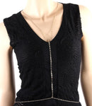 Fashion Trendy Body Chain For Women Novelty Jewelry / AZFJBC019-GLD