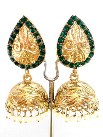 Trendy Imitation Designer Jhumki Earrings For Women / AZINJEI710-GGR