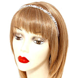 Marquise Crystal Stretch Headband/Hair Accessory For Women / AZFJHB792-SAB