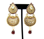 Fashion Trendy Imitation Designer Bollywood Earrings For Women/AZERP3015 (Purple)