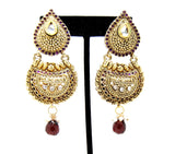 Fashion Trendy Imitation Designer Bollywood Earrings For Women/AZERP3015 (Purple)