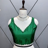 Phantom Bollywood Readymade Lace Sleeveless Saree Blouse / RMSB013-DBL