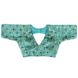 Bollywood Sabyasachi inspired Multi Foil Work Mirror Saree Blouse / SJSB001