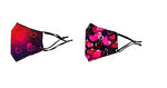 Set of 2 - Fashion Heart Pattern Print Masks for Men & Women / AZMF2580