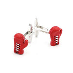 Fashion Trendy Men's French Shirts Enameled Boxing Gloves Cuff links Cuff lings Cuff Buttons Cufflinks For Men's and Women's / AZCFSP004