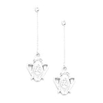 Fashion Trendy Zodiac Sign Dangle Earrings For Women /