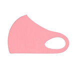 Set of 2 - Pink Black Solid Reusable Kids Fashion Mask for Kids / AZMK1466-PBC