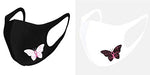 Set of 2 - Nursing Butterfly Pink Ribbon Print Fashion Mask for Men and Women / AZMF0857-BWC