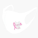 Set of 2 - Pink Ribbon Breast Cancer Love Print Fashion Mask for Men and Women / AZMF0855-BWC