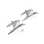 Fashion Trendy Men's or Unisex Luxury French Shirts Plane, Aeroplane, Aircraft, Military Plane Cuff links Cuff lings Cuff Buttons For Men's and Women's. /