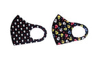 Set of 2 - Fashion Skull Print Masks For Men & Women. / AZMF0430