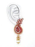 Authentic Traditional Indian Women's Imitation Designer Earrings For Women / AZINDE018