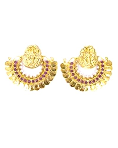 Sri Chimmanlal Jewels - 22 kt Gold light weight earrings #indiasinusa  #indiasinuae #indiasinuk #indiasinsingapour #indiasinhk #indiasincanada  #srichimmanlaljewels #diamondnecklace #diamondrings #jewellerydesign  #jewelleryshop #jewelry #jewelrydesign ...