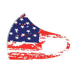 Set of 2 - Fashion USA Flag & Star Pattern Mask for Men & Women / AZMF2351-PSC