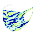 Set of 2 - Fashion Water Color Print & Leopard Print Mask for Men & Women / AZMF0578-BGB