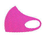 Set of 2 - Fashion Pink Polka Dot & Multi Zebra Pattern Print Mask for Men & Women / AZMF0162-ZMP