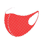 Set of 2 - Fashion Red Polka Dot & Snake Print Mask for Men & Women / AZMF0172-SBR