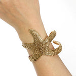 Arras Creations Fashion Trendy Starfish Cuff Bracelet for Women / AZBRCU108