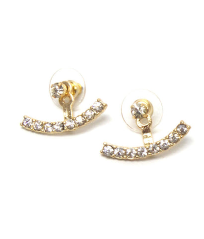 Glass EAR JACKET EARRINGS / AZERFH324-GCL