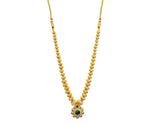 Imitation Traditional Kolhapuri Necklace - Tarbuj Mani Haar For Women / AZMKN1026-GLD