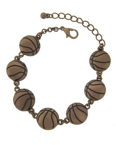 Sport Basketball : Fashion Basketball Bracelet For Women / AZSJBT020-SBB