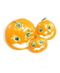 Halloween Fun Jack-o-Lantern Pumpkin Family Brooch/Pin / AZFJBR789-GOR-HAL