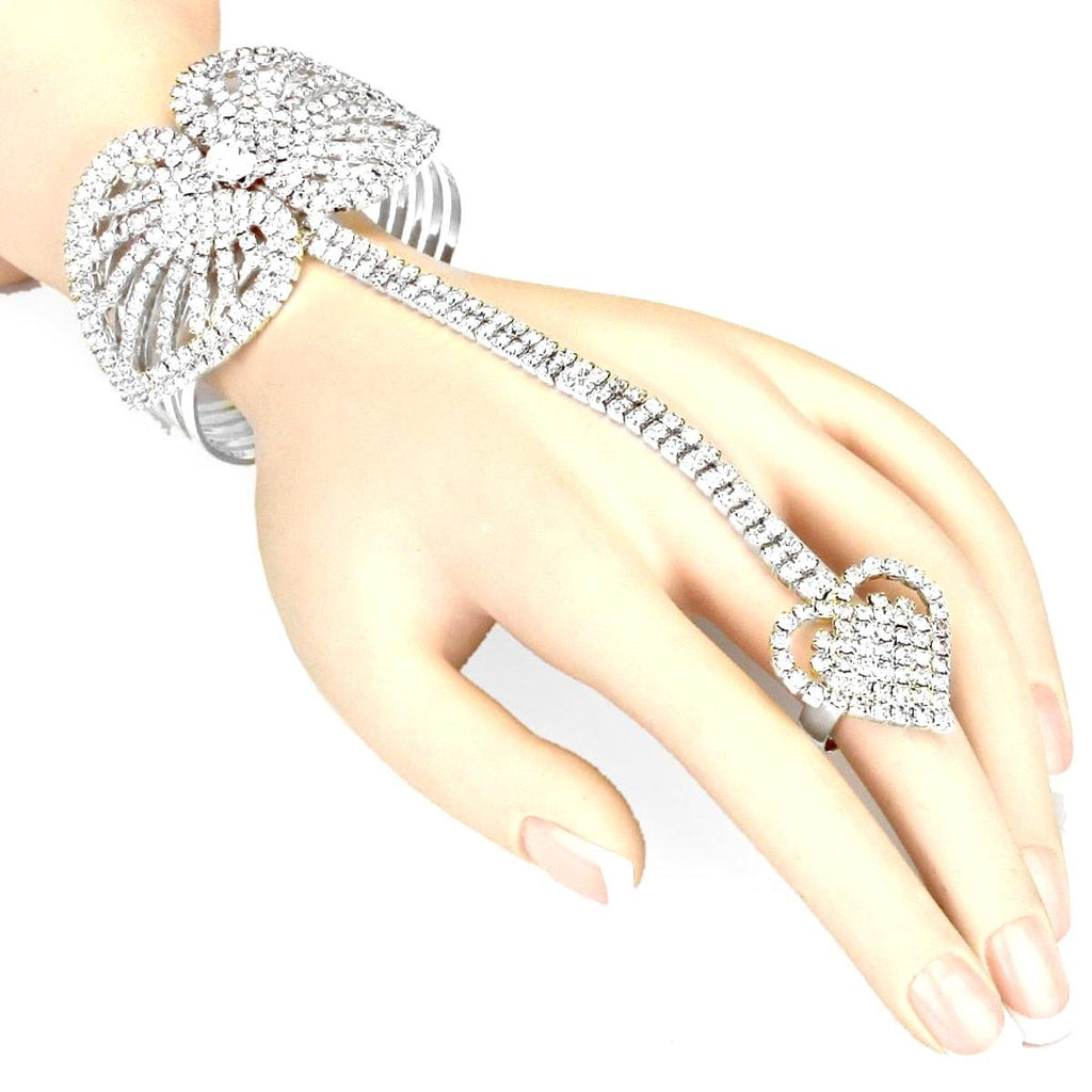 Thick Gold Chain Ring Bracelet Set - Cuban Chain Bracelet For Women –  Wicked Tender