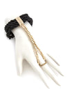 Arras Creations Fashion Triple Rope Ring Bracelet/Hand Chain Bracelet for Women / AZFJSB087-BGL
