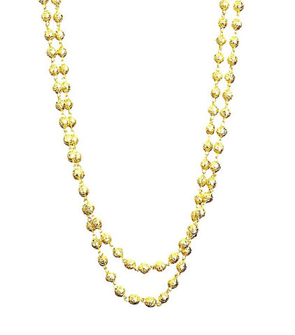 Imitation Traditional Kolhapuri Necklace - Mala Style For Women / AZKHMA028-GLD